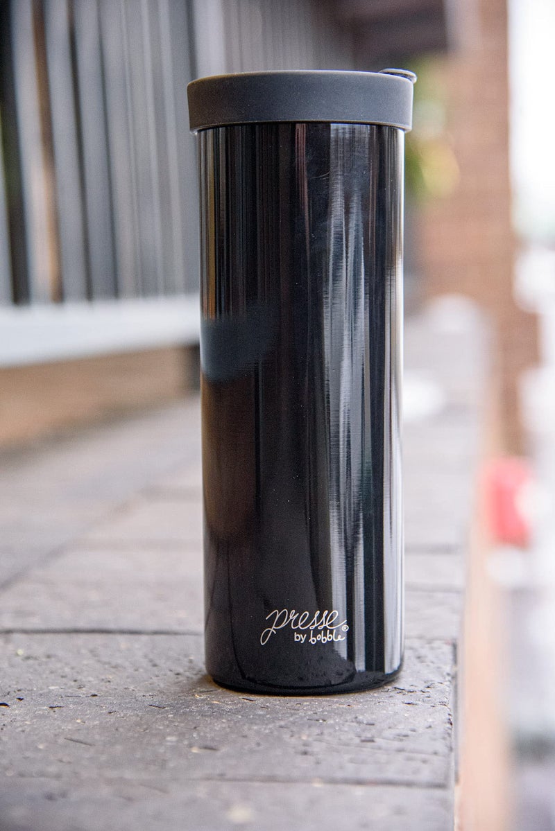 bobble French Coffee Presse, On-The-Go use, Quick Brew, Slim Design, Triple Wall Insulation, 14 oz (Stainless Steel) - Image 4